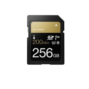 Карта памяти JD Jingzao Gold Label Pro Series SDXC 256GB Class 10 UHS-I U3 V30 (JZ-SDXC JBPro 256GB)