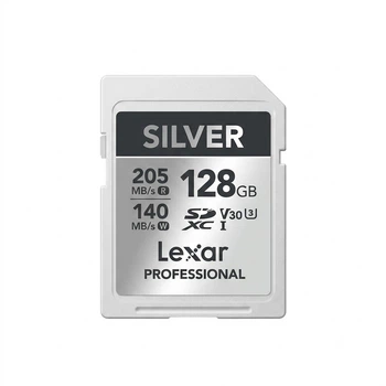 Карта памяти Lexar Professional SILVER SDXC 128GB UHS-I U3 V30 (LSDSILV128G-RNNNC)