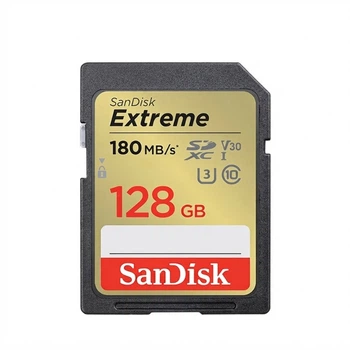 Карта памяти SANDISK Extreme SDXC 128GB Class 10 UHS-I U3 V30 (SDSDXV5-128G-ZNCIN)