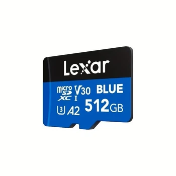 Карта памяти Lexar BLUE microSDXC 512GB UHS-I U3 V30 A2 (LMSBLUE512G-BNANC)