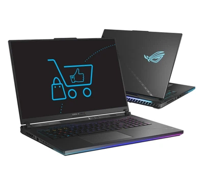 Игровой ноутбук ASUS ROG Strix SCAR 18 / Intel Core i9-13980HX / 32 ГБ / 2 ТБ / NVIDIA GeForce RTX 4090 + графика Intel UHD / 240 Гц 2560 x 1600 (WQXGA)