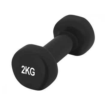 Гантель Active Point виниловая 2 кг черная 1 шт.