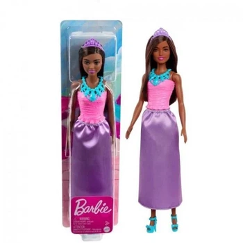 Лялька Barbie Дрімтопія принцеса 30 см пластикова темна шатенка у фіолетовій спідниці