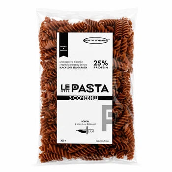 Макароны без глютена из черной чечевицы Pasta UA Healthy Generation 300 г
