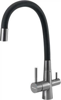 Змішувач кухонний c підключенням до фільтру GRANADO Lerma PVD Black