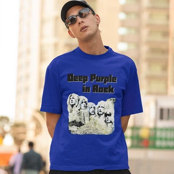 Футболка унісекс Deep Purple (In Rock blue) M синій