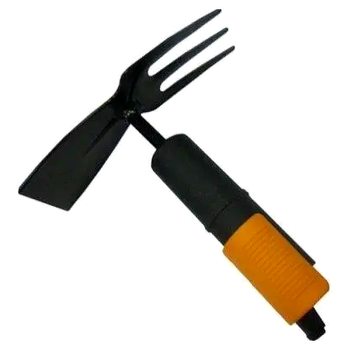 Культиватор мотыга 2в1 сталь для сада 3 зубца Fiskars LS-1300