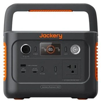Зарядна станція Jackery Explorer 240 v2 LiFePO4 256Wh (версия USA) для ноутбука, роутера, планшета, смартфона