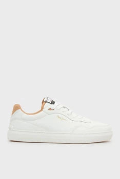 Чоловічі білі шкіряні снікерси CAMDEN MAIN Pepe Jeans 42 PMS000038