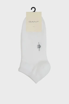 Чоловічі білі шкарпетки (3 пари) ANKLE Gant 40-42 9960392