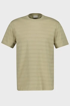 Чоловіча бежева футболка у смужку TEXTURE Gant S 2003400