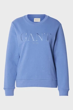 Жіночий блакитний світшот GRAPHIC Gant XS 4201387