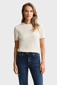 Жіночий білий джемпер LIGHT KNIT Gant S 4805433