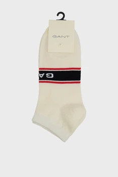 Чоловічі білі шкарпетки (2 пари) ANKLE Gant 40-42 9960375