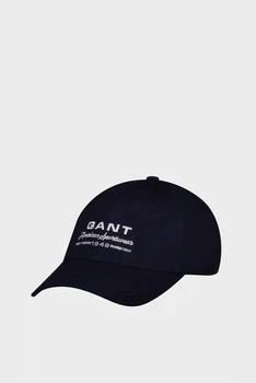 Чоловіча темно-синя кепка GRAPHIC Gant OS 9901307
