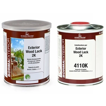 Лак 2К Borma Wachs EXTERIOR WOOD LACK Комплект 20 л + 20 л