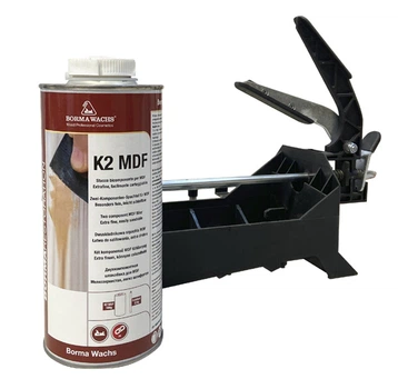 Шпаклівка для МДФ Borma Wachs HOLZMASSE 2K MDF FILLER під пістолет темний горіх 63