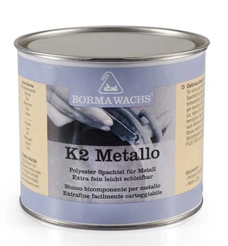 Шпаклівка для металу Borma Wachs 2K METALLO 125мл Середній