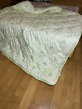 Килима полуторна зимова Bamboo 145×210 см стьобана з бамбукового волокна антиалергенна