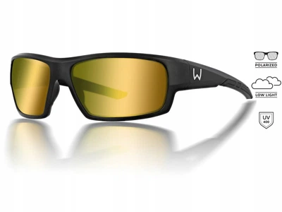 Окуляри Westin W6 Sport 10 Matte Black LB Yellow AR Blue Filter