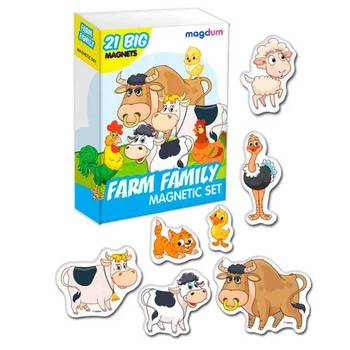 Набор магнитов "Farm FAMILY" ML4031-21 EN "Magdum"