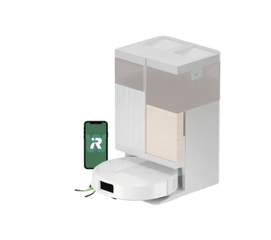 Робот-пилосос iRobot Roomba 575 Combo Функція миття Станція очищення Створення карти приміщення Функції ШІ Білий