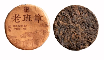 Чай Шу Пуэр Lao Ban Zhang, прессованный, 1 шт, 8 г