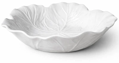 Салатники порцелянові White City Flower 1000 мл білі, 2 шт