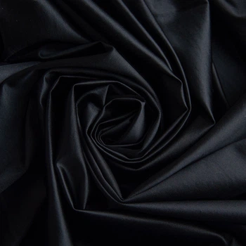 Ткань трикотаж SILKY 160 г/м2 ширина 175 см премиальная блестящая ткань для легинсов и топов черная 5254899