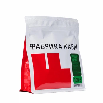 Кава в зернах Фабрика кави Бразилія Сантос 250 г