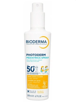 Детский солнцезащитный спрей для лица и тела Bioderma Photoderm Pediatrics Spray SPF50+ 200 мл