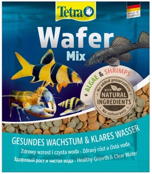Сухой корм для аквариумных рыб (для донных рыб) Tetra в таблетках Wafer Mix, 15 г