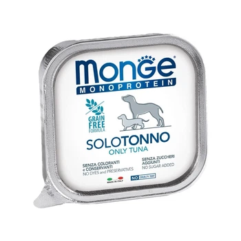 Корм Monge Monoprotein Dog Solo Tonno влажный с тунцом для взрослых собак 150 гр