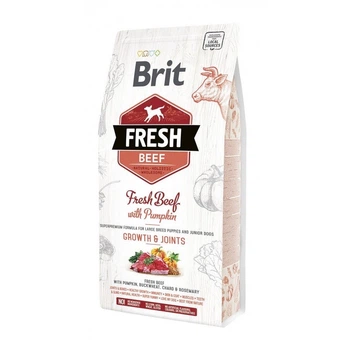 Корм Brit Fresh Beef with Pumpkin Puppy Large Bones & Joints сухой с тыквой и говядиной для щенят 2.5 кг