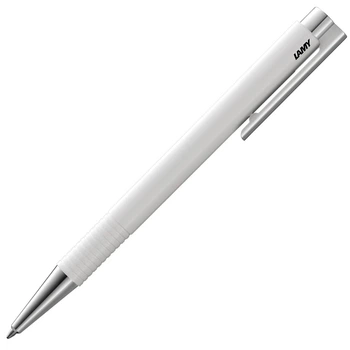 Ручка кулькова LAMY logo M+ біла стрижень M16 синій (4030229)
