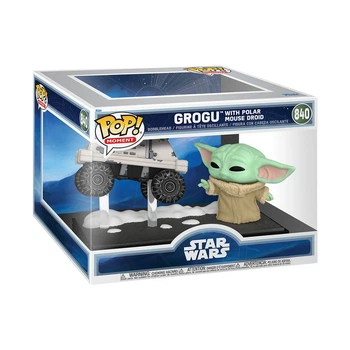 Ігрова фігурка Funko POP! Moment Ґроґу і Ремонтний дроїд MSE-6 12,7 см вінілова