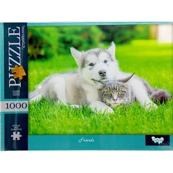 Пазлы Dankotoys Friends 1000 элементов разноцветные 38х47,5 см