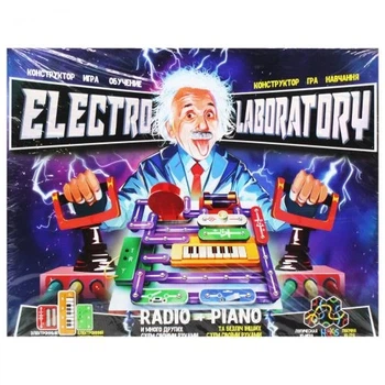 Электронный конструктор Dankotoys Electro Laboratory возраст 6+ разноцветный