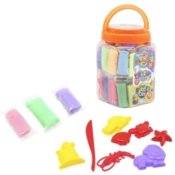 Набор для лепки Dankotoys 3 в 1 тесто, воздушный и шариковый пластилин