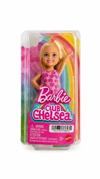 Лялька Barbie Club Chelsea у рожевій сукні, 14 см