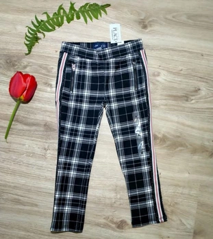 Дитячі штани в клітинку для дівчинки children's place 98/104 см