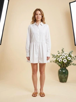 Комбінезон жіночий ASOS DESIGN білий бавовна 38-40