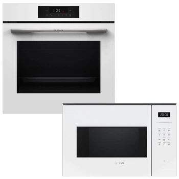 Духова шафа BOSCH HJG852YW0T + Мікрохвильова піч з грилем BOSCH BEL554MW2 (комплект)