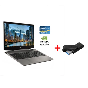 Мобильная рабочая станция HP ZBook 15v G5 / 15.6" (1920x1080) IPS / Intel Core i5-8300H (4 (8) ядра по 2.3 - 4.0 GHz) / 16 GB DDR4 / 256 GB SSD NVMe / nVidia Quadro P600, 4 GB GDDR5, 128-bit / WebCam / Win 10 Home б/у + Подарок Накопитель 64GB