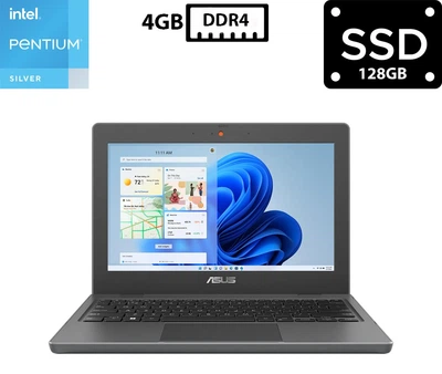 Ноутбук Asus BR1100CK 11.6" TN 1366x768 Pentium Silver N6000 1.10GHz 4GB DDR4 SSD 128GB UHD Graphics Камера (ASBR1100CKR4S128B) Б/У