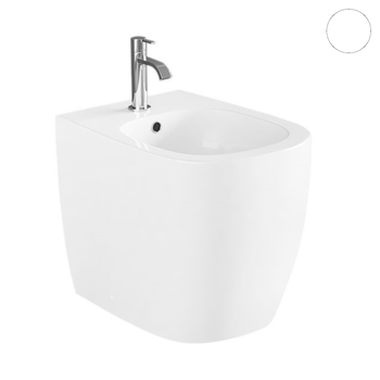 Підлогове біде NIC DESIGN OVVIO, білий, напівкругла