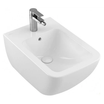 Підвісне біде VILLEROY & BOCH VENTICELLO, білий/глянсовий, скруглений прямокутник