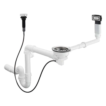 Сифон для кухонної мийки HANSGROHE, білий, пластик