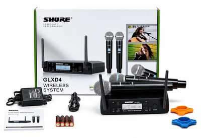 Радіосистема з двома ручними мікрофонами SHURE GLXD4/BETA58A