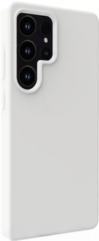 Etui plecki Evelatus Premium Magnetic Soft Touch Silicone Case do Samsung Galaxy S25 Ultra Białe (EVESAMS25UPMSCW)